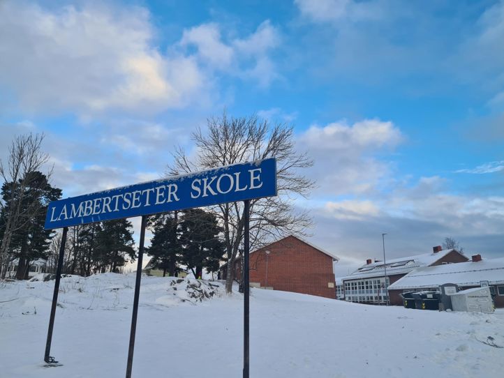 Lambertseter skole skilt